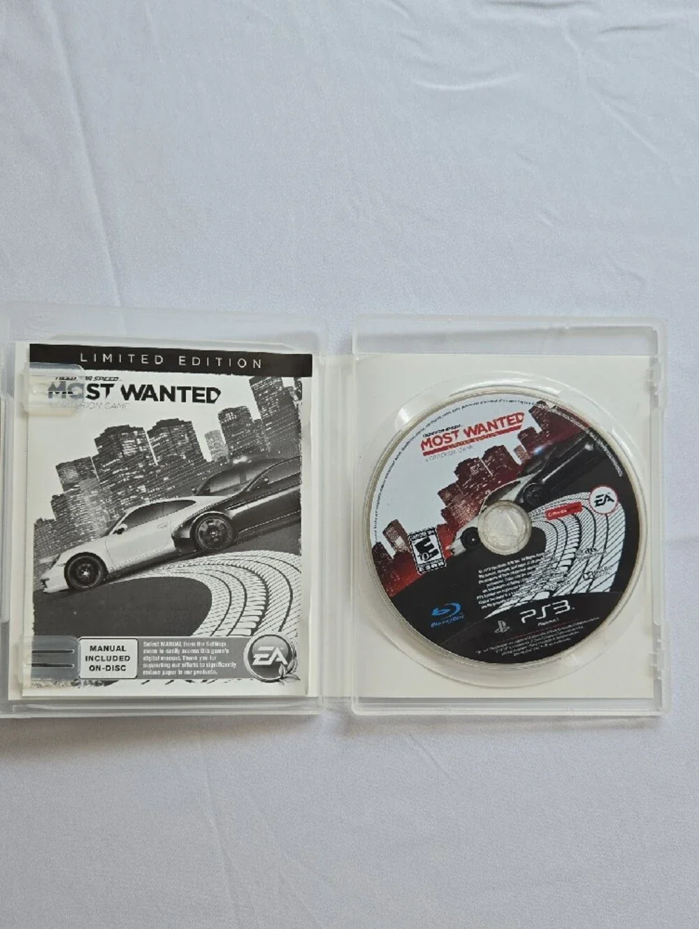 Sony PS3 Need for Speed: Most Wanted - White & Black Artwork